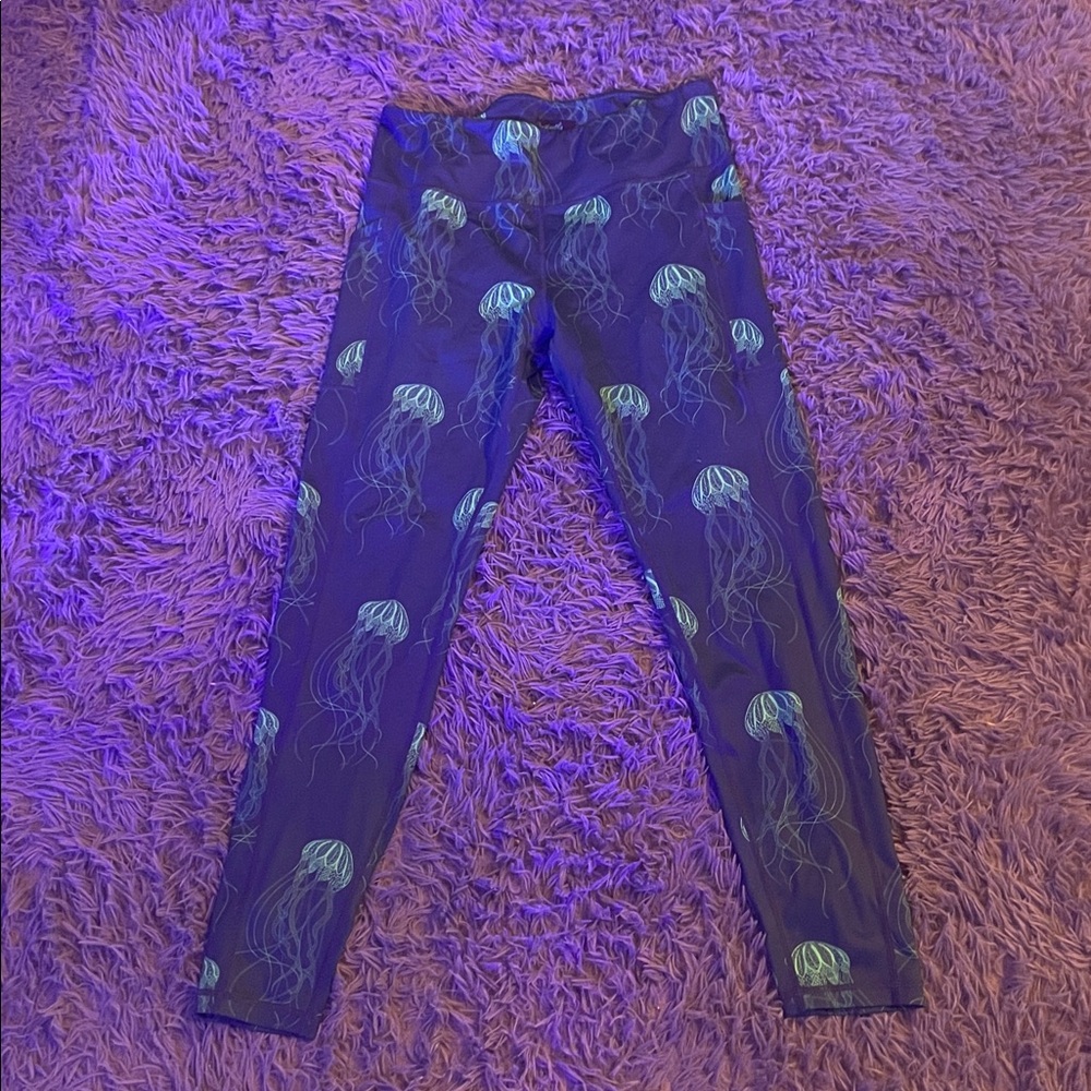 Constantly Varied Gear Purple and Green Leggings